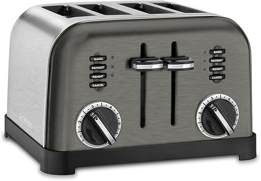 Cuisinart 4-Slice Stainless Steel Toaster with Wide Slots