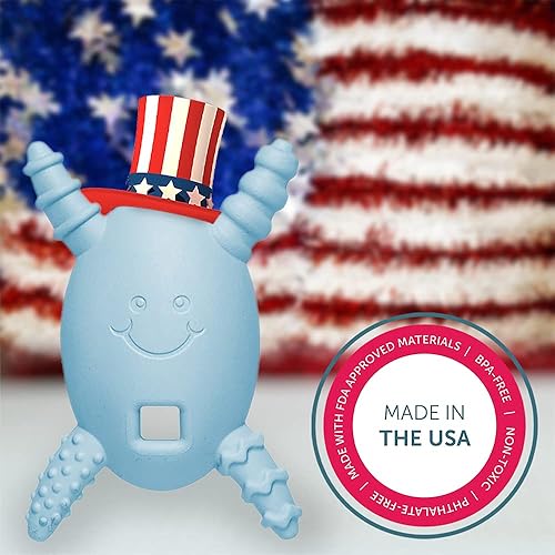 Miniatura 8 de The Molar Magician - Mordedor para bebé, juguete de dentición molar congelable para bebés, bebés y niños pequeños, fabricado en los Estados Unidos,