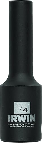 IRWIN Tools 1877471 Impact Performance Series - Broca para pozo profundo de 6 puntos, 14 pulgadas, 38 pulgadas