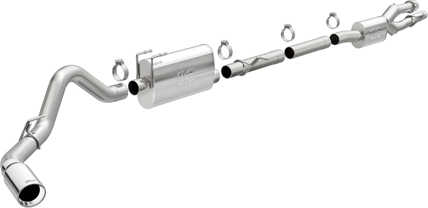MagnaFlow Performance Exhaust System 19530: Cat-Back, Street Series, Single Passenger Side Rear Exit Style