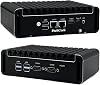 Celeron N5105 Mini PC 4K Dispaly, Fanless Industrial Computer with 2 x i225V 2.5GbE LAN, Dual COM Micro Desktop PC with WiFi5/BT4.2/Type-C, Barebone (No RAM/SSD/System)