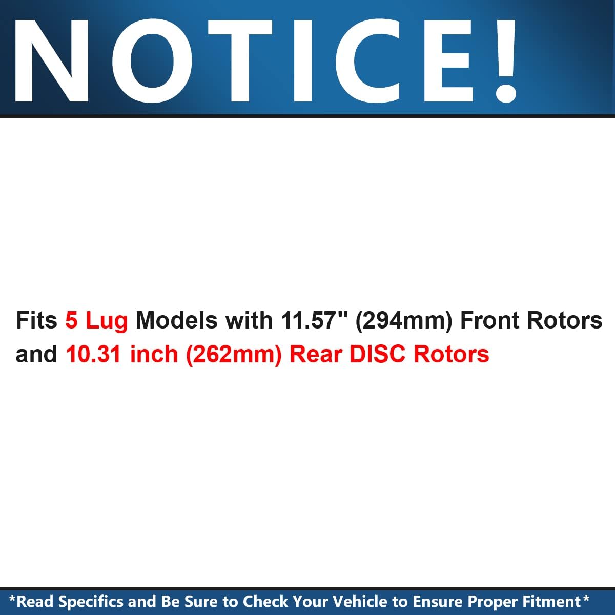 Detroit Axle - Brake Kit for Dodge Avenger Caliber Jeep Patriot Compass Chrysler 200 Sebring Replacement Disc Brake Rotors Ceramic Brakes Pads 5 Lugs: 11.57" inch Front and 10.31" inch Rear Rotors