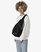 WATERFLY Háromszög Alakú Vízálló Nylon Hátizsák - Unisex Crossbody Táska Túrázáshoz, Kerékpározáshoz, Utazáshoz - Állítható Vállpánttal 2