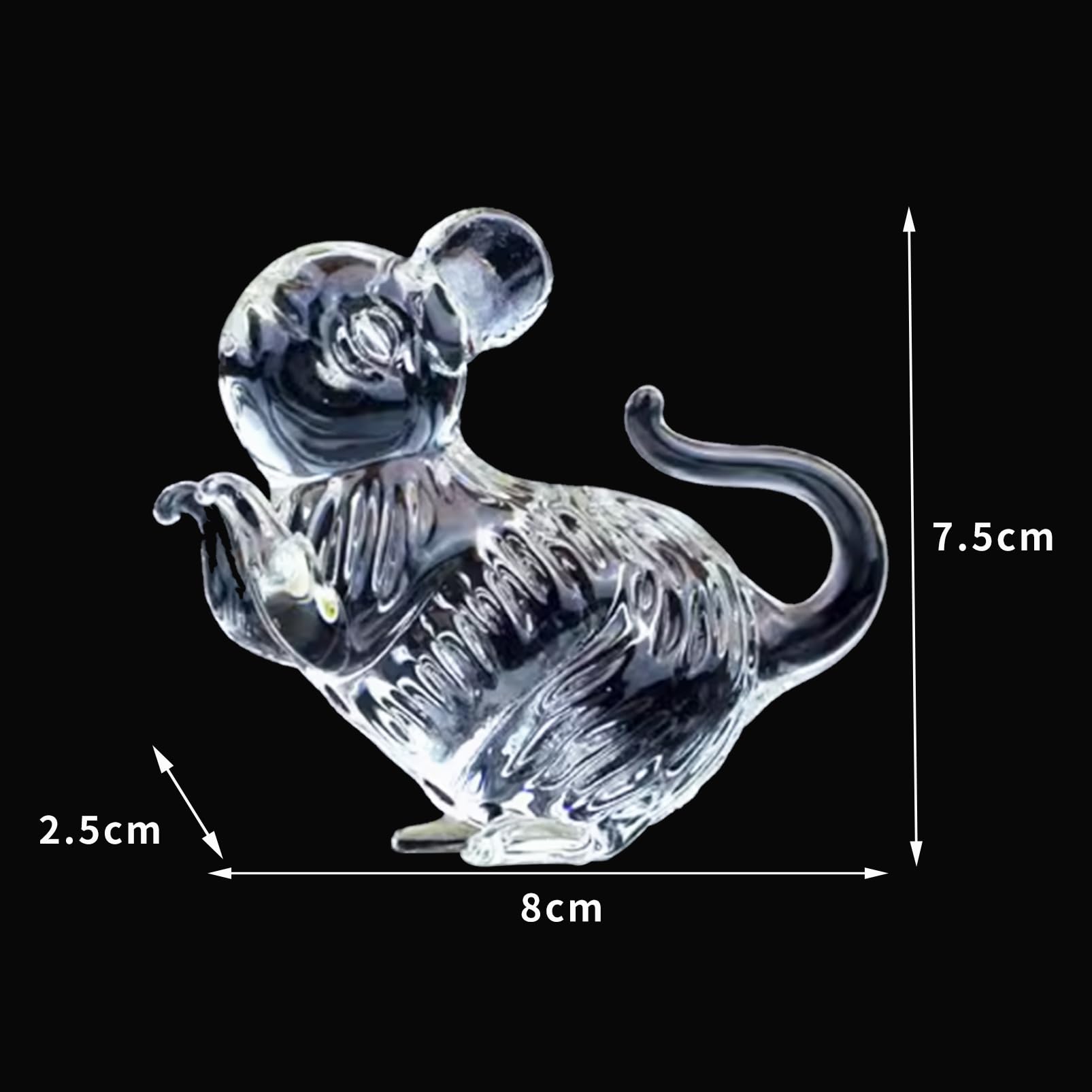 Amazon.co.jp: (イスイ)YISHUI 十二干支 透明 ガラス 置物 ホーム