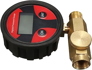 TopHomer Paint Gun Air Adjusting Regulator with Gauge, 1/4in Thread Spray Paint Gun Air Pressure Regulator Regulating Adjusting Valve Gauge Paint Sprayer Air Regulator Gauge