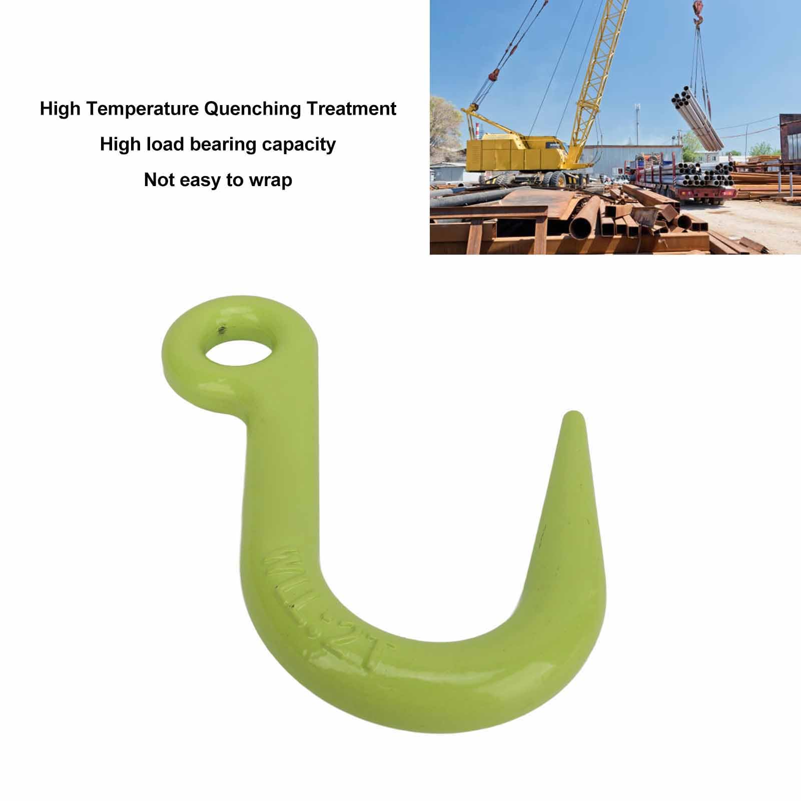 Crane Hook Large Opening Lifting Hook 2T Load Bearing Alloy Steel Crane Hoist Hook for Industry
