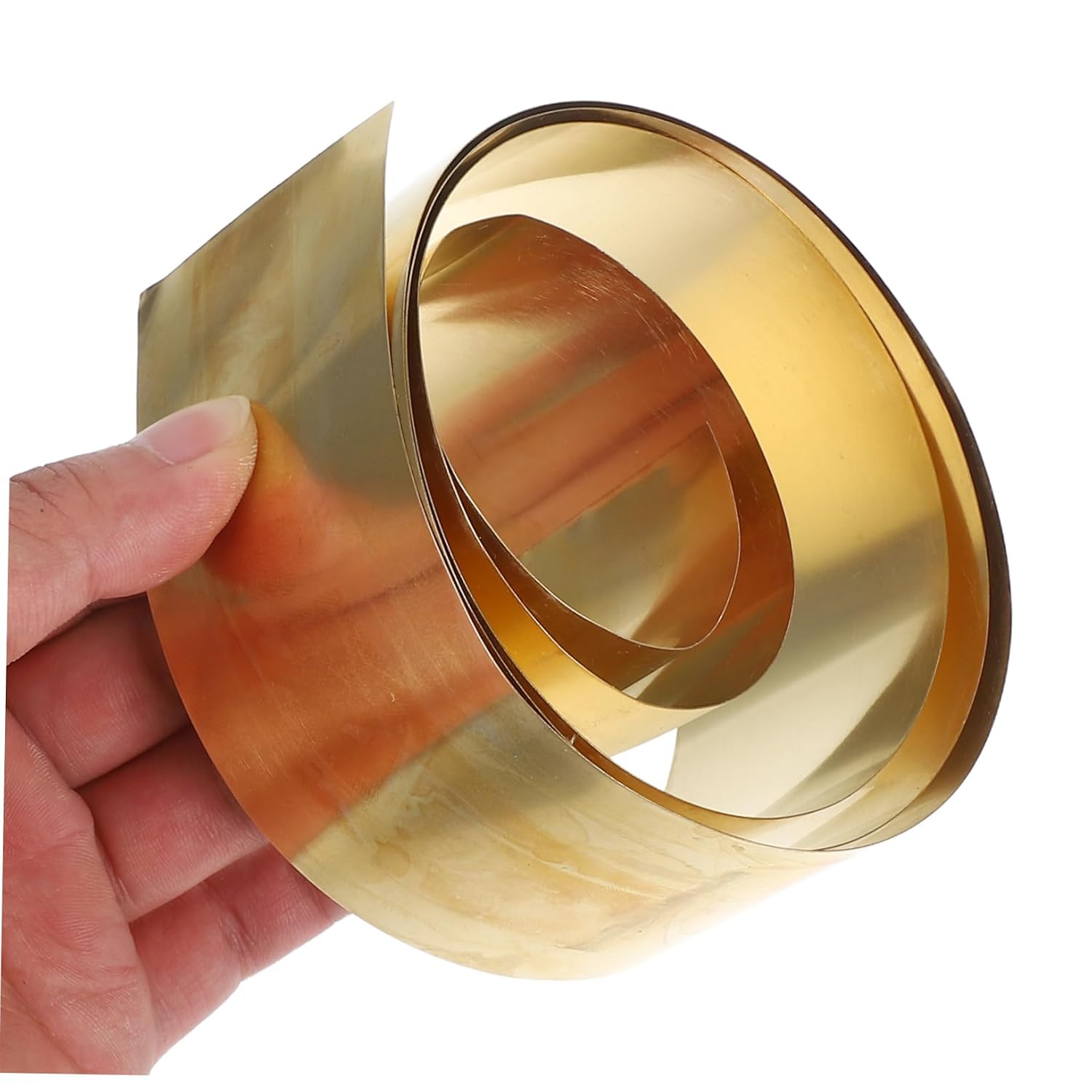 GLEAVI High Purity Brass Sheet: 0.5 Mm Thin Copper Foil Roll for DIY Crafting Electrical Repairs and Precision Laboratory Use - 100 G