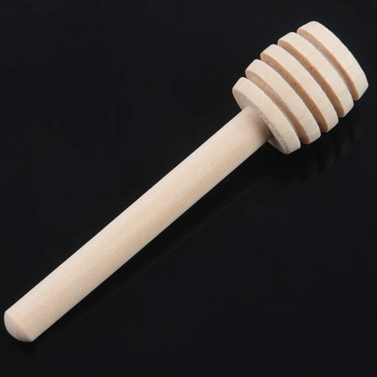 Lot de 50 mini bâtons de miel en bois emballés individuellement, serveurs pour verre à miel, fête de mariage
