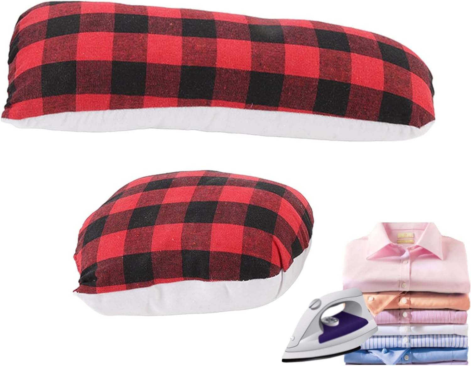 2Pcs Tailors Ham Seam Roll Set Multifunctional Tailors Ironing Ham for