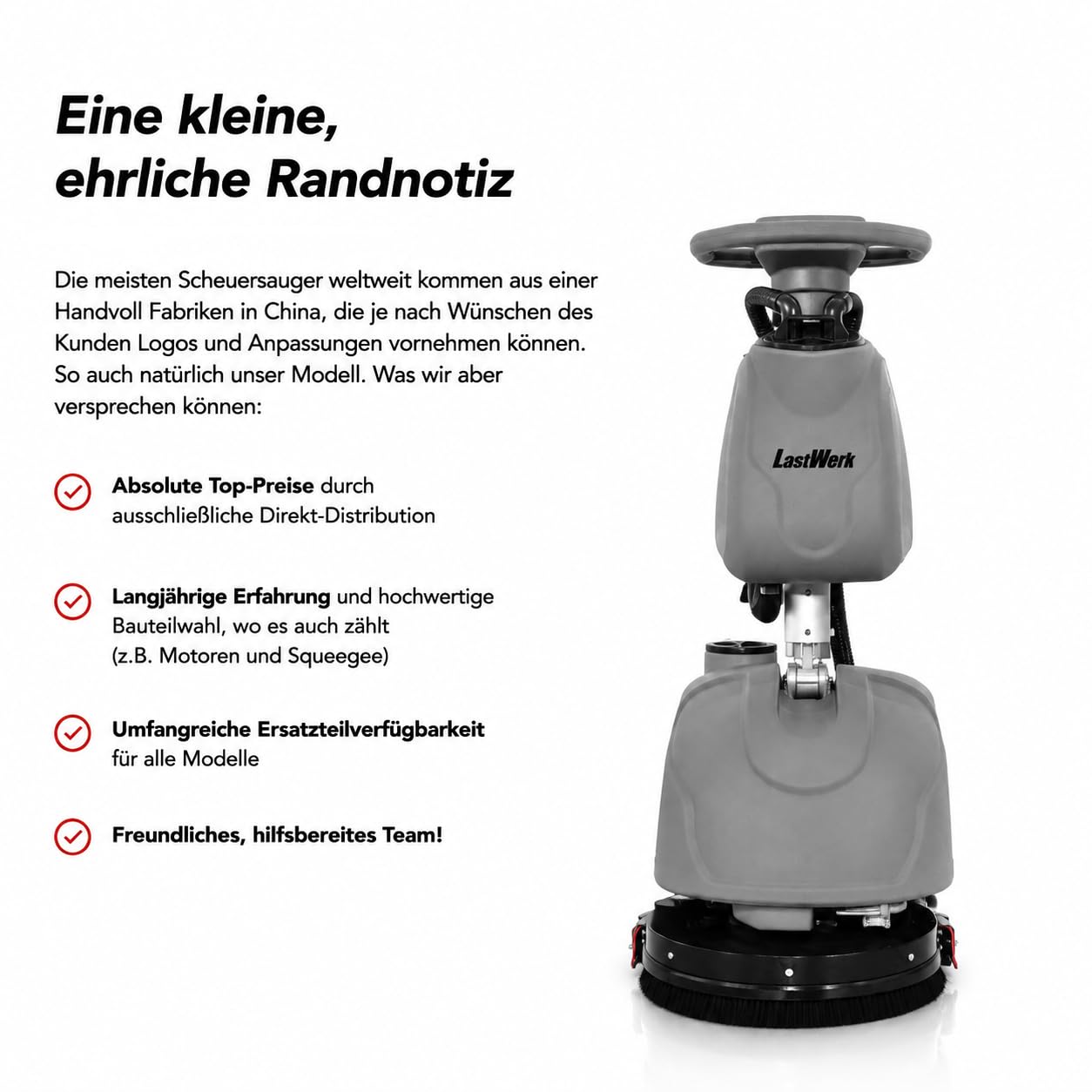 Hydromax X1 Scheuersaugmaschine – 3-in-1 Schrubben, Reinigen & Absaugen, 10 L /15 L Wassertank, 24 V/32 Ah Akku, 300 W Bürstenmotor, 400 W Saugmotor, bis 1.350 m²/h, Grau