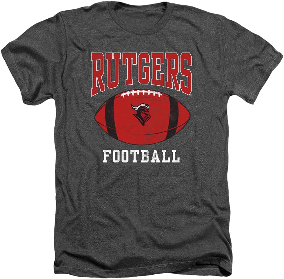 Rutgers University Official Football Ball Unisex Adult T Shirt
