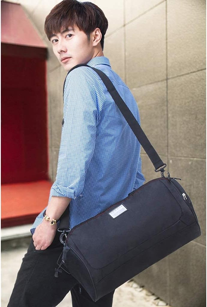 Fitness Bag Men's Training Sports Shoulder Bag Luage Football Short-Distance Cylinder Travel Handbag