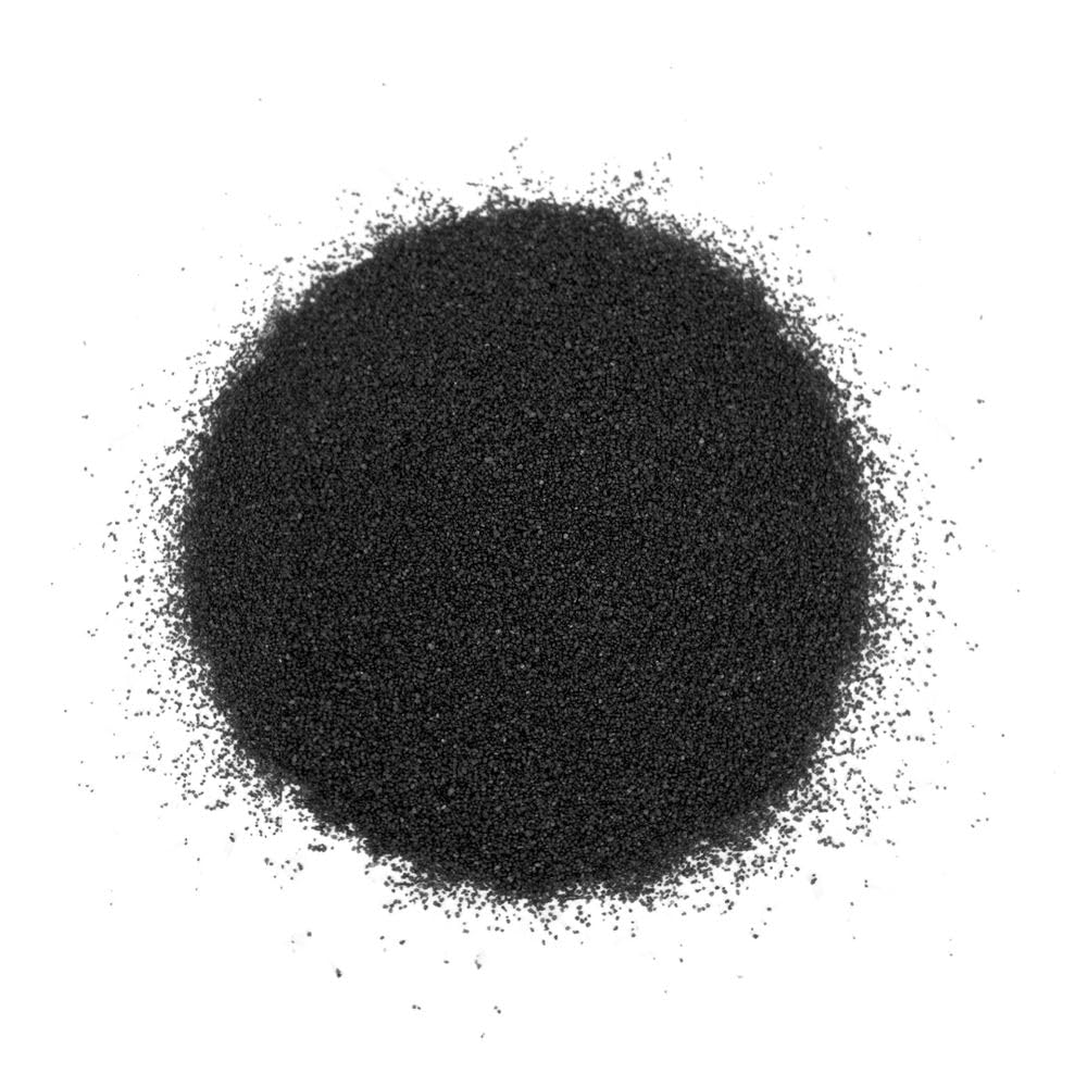 AquaOne Sable d'aquarium - 25 kg - Noir - 0,1-0,5 mm - Qualité supérieure - Sable de quartz à grain fin - Gravier décoratif d'aquarium