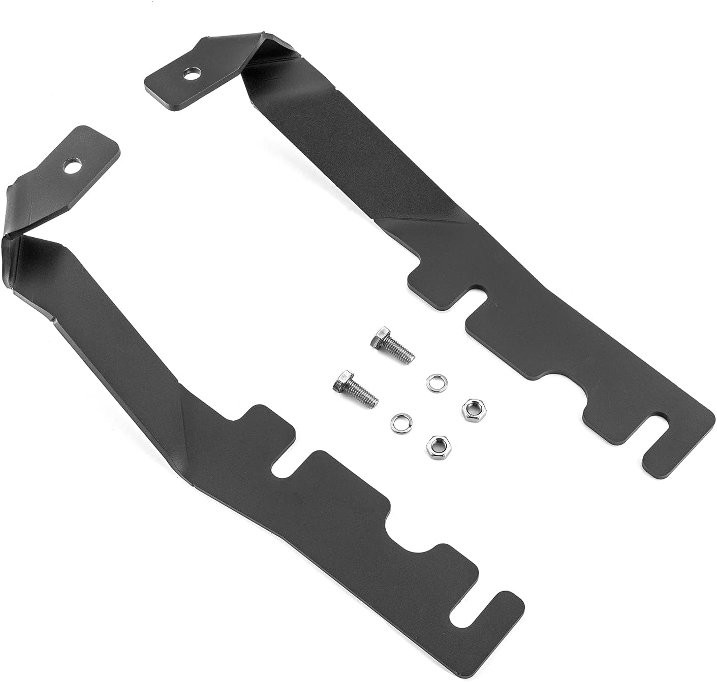 WeiSen Upper Hood Hinge Ditch Light Mount Bracket Compatible with Dodge Ram 1500 2019-2024 for Auxiliary Most 3 Inch Offroad Pod Work Light (Does Not Fit Ram 1500 Classic Models)