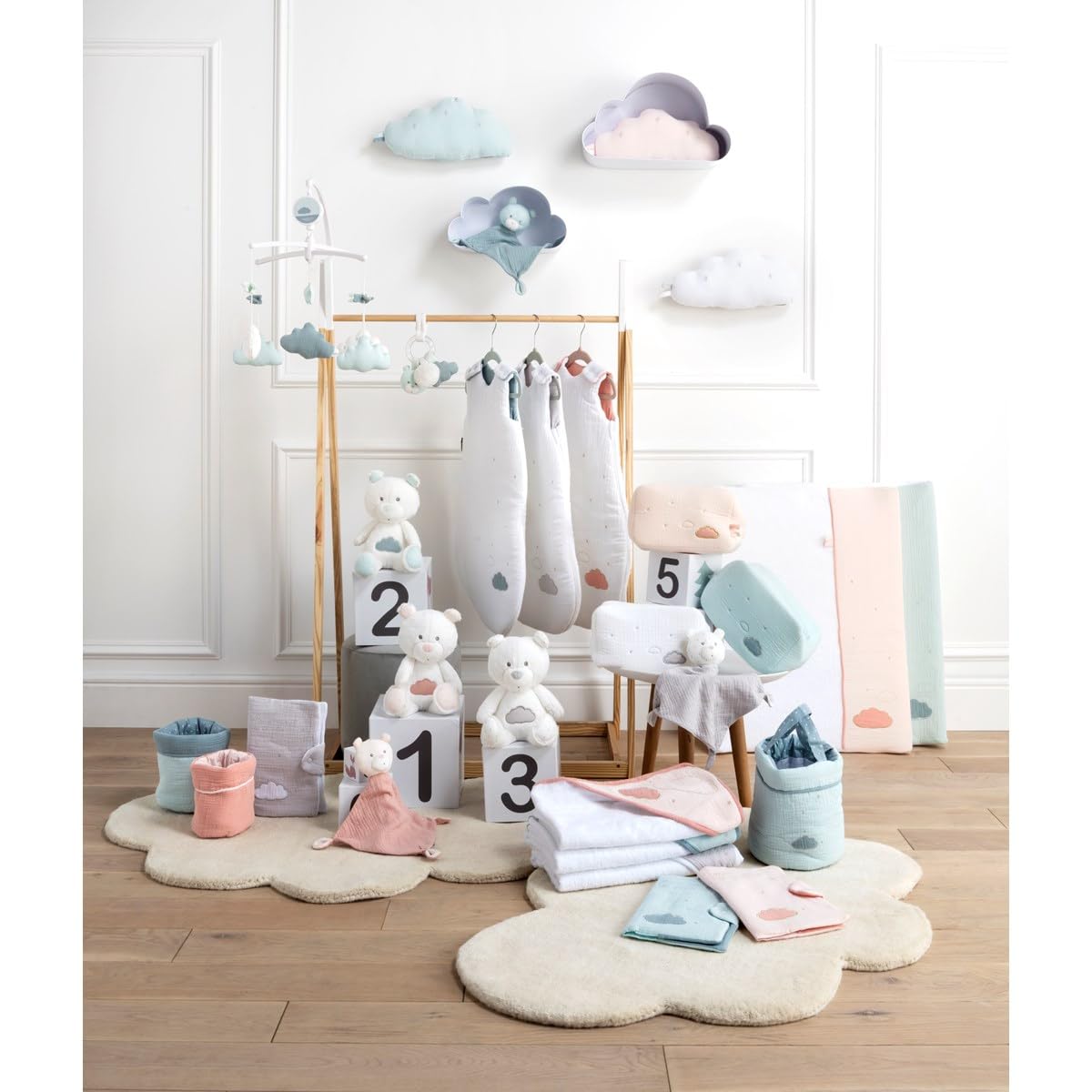 Sauthon Baby Deco - Colchón cambiador pequeño modelo Lily Poldrée