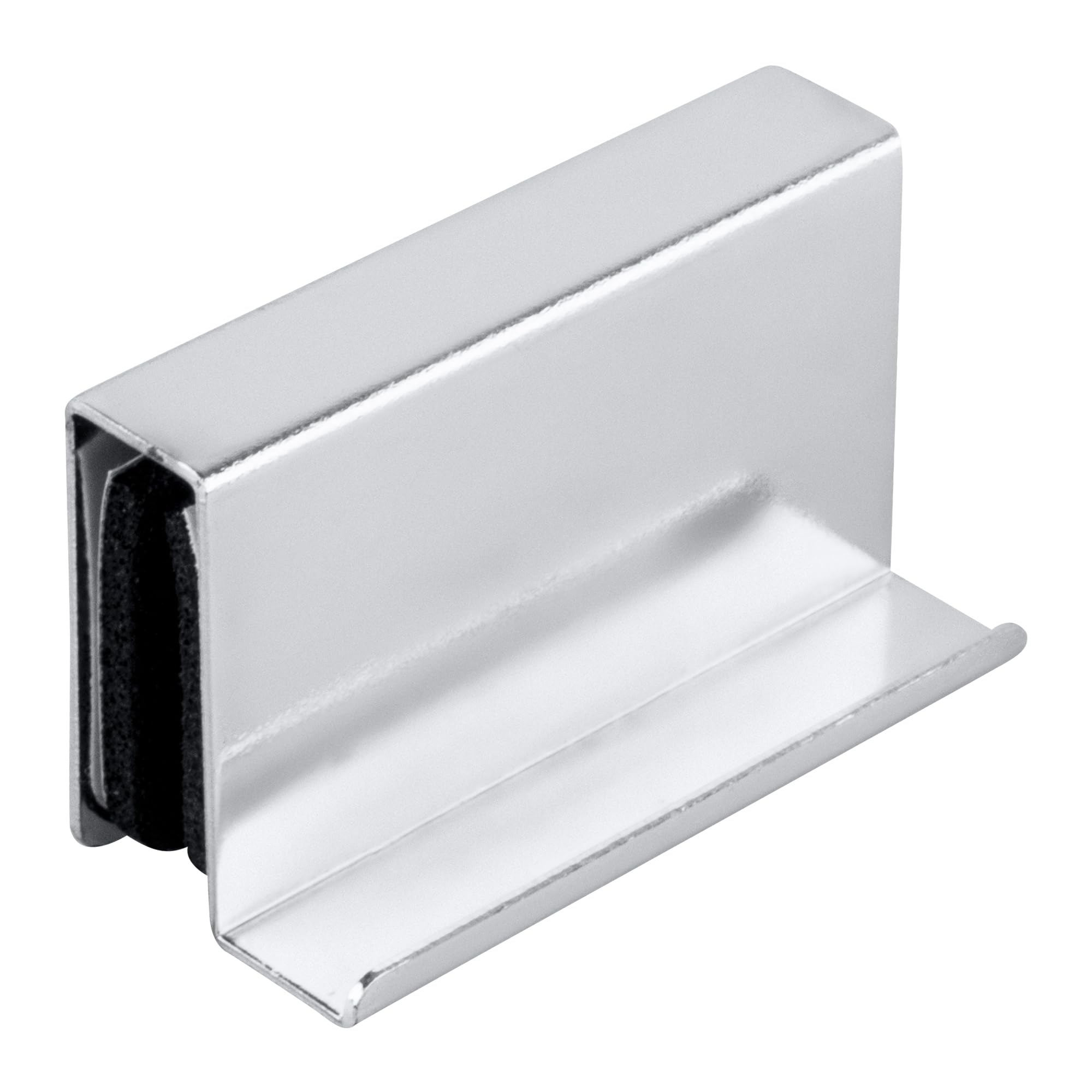 C.R. LAURENCE GDH60CH CRL Chrome Strike Plate With Finger Grip