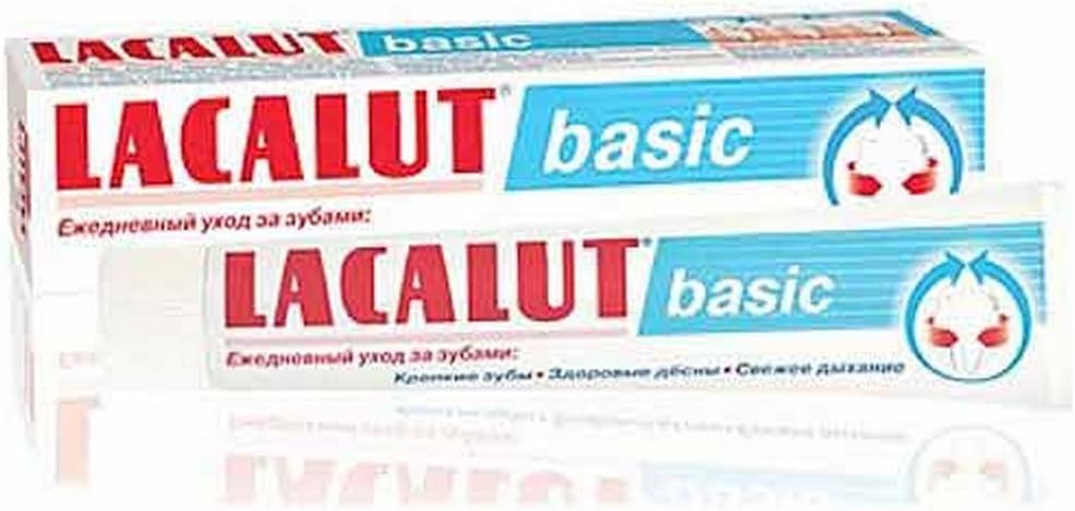 Lacalut Basic Medical Toothpaste 75ml Stops Bleeding