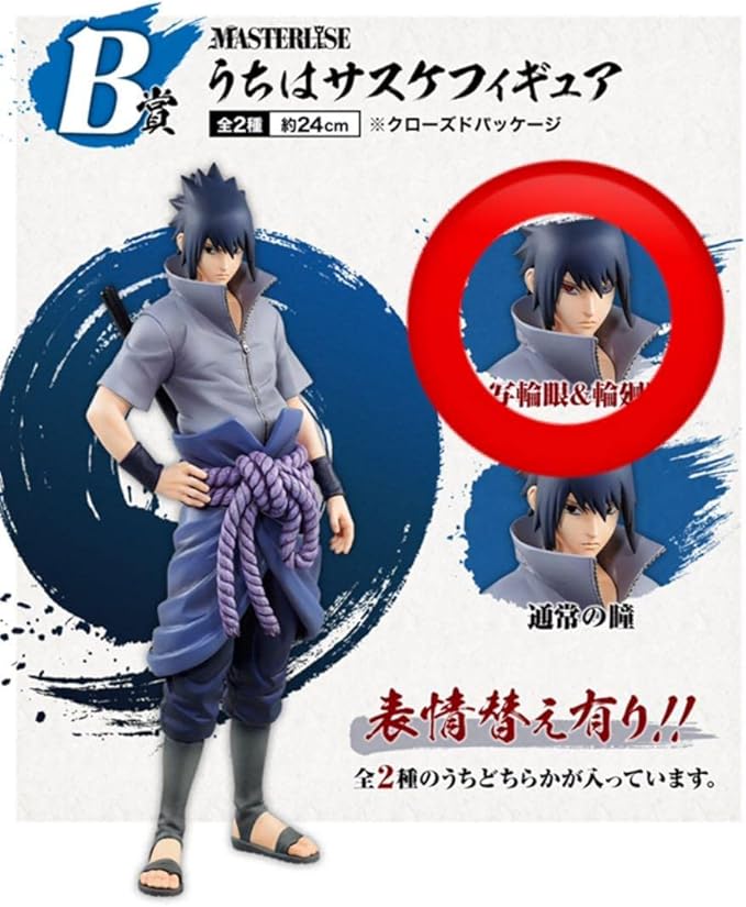 NARUTO A賞うずまきナルトB賞写輪眼&輪廻眼サスケ&C賞写輪眼カカシ