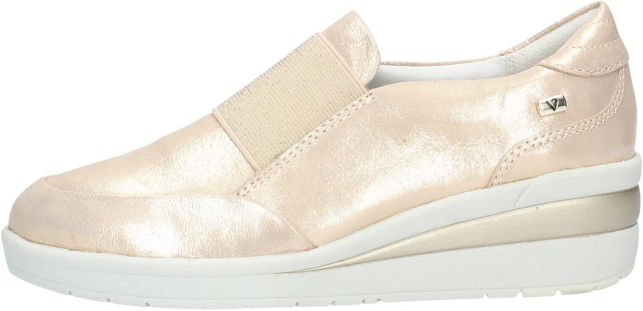 Mocassini Donna Valleverde In Pelle Verniciata - Comodi, Tacco 4cm, Bordeaux O Nero - Foto 3