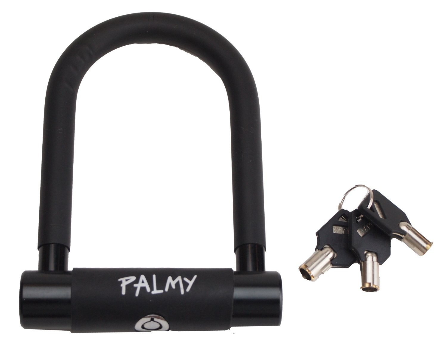 Palmy Mini Aluminium U-Lock (5.1" X 2.95") Black