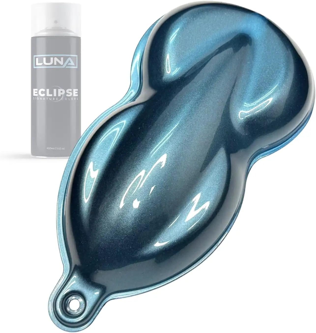 Ocean Blue Metallic Spray Paint (Aerosol) – Professional Midcoat Finish for Rims & Automotive Custom Paint – Luna Eclipse