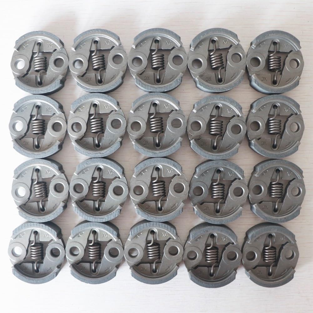 Lisher - Embrague de desbrozadora para abreviatas domésticas, embrague de cortadora de césped 32/34 muelles de embrague de cortadora de setos 52 mm