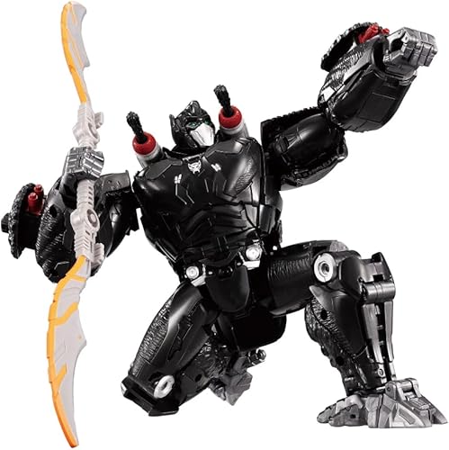 Miniatura 7 de Transformers Takara Tomy Rise of The Beasts - Figura de acción de 9 pulgadas, Optimus Primal (negro) (F78970000)