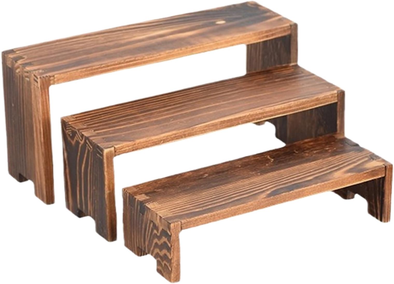 Wooden Table Risers Set | 3-Piece Decorative Wooden Aroma Diffuser Stand - Elevate Desserts Scents & Objects for Home Decor