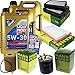 Produktbild QR-PARTS 69359028 Filter Set Inspektionspaket 10 Liter Motoröl Longlife III 5W-30 MANN-FILTER Innenraumfilter Kraftstofffilter Luftfilter Ölfilter