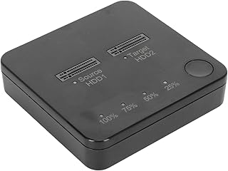 M.2 SSD Duplicator, Dual Bay High Speed Offline Clone, USB C to NVME Docking Station, NVME SSD External Enclosure for 2230 22242 2260 2280 22110