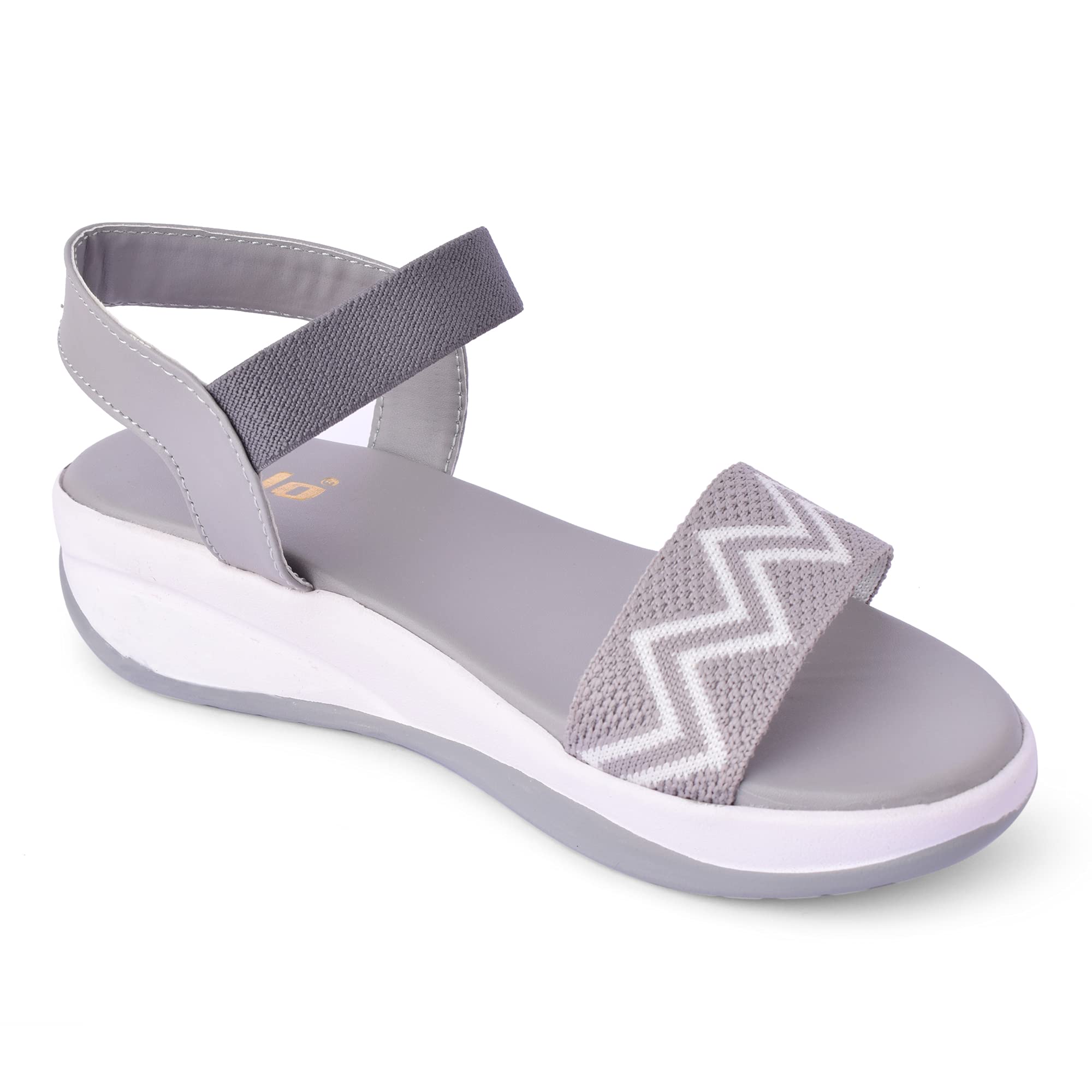 SaphireWomen's Casual Flat Strap Sandals P-4 Series