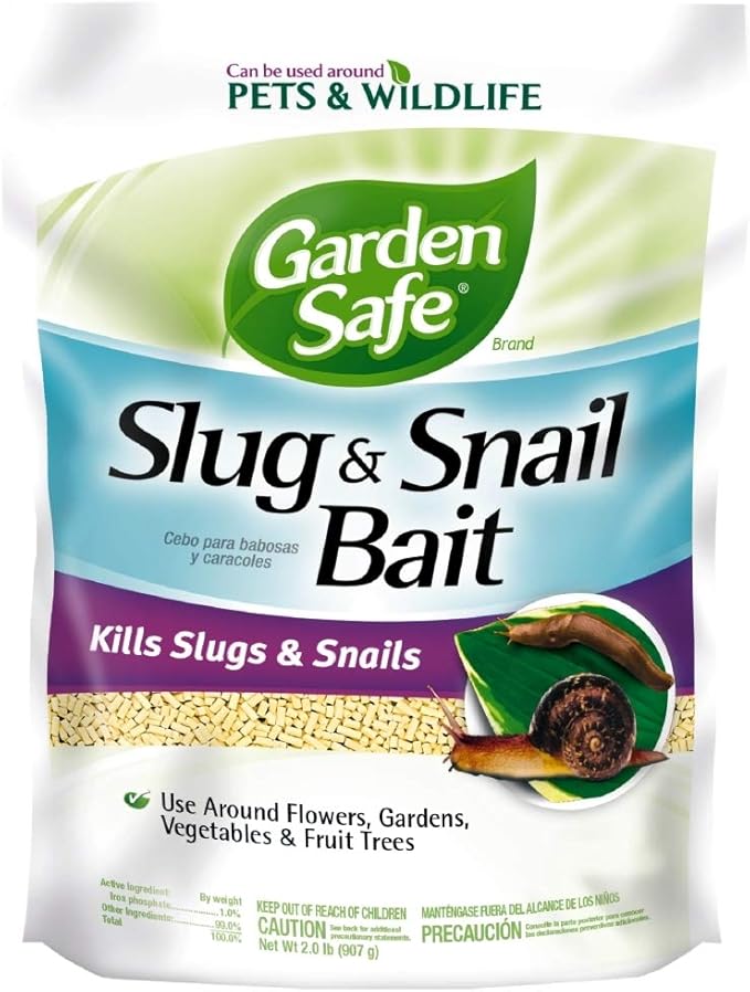 Garden Safe Slug & Snail Bait, Kills Slugs & Snails Within