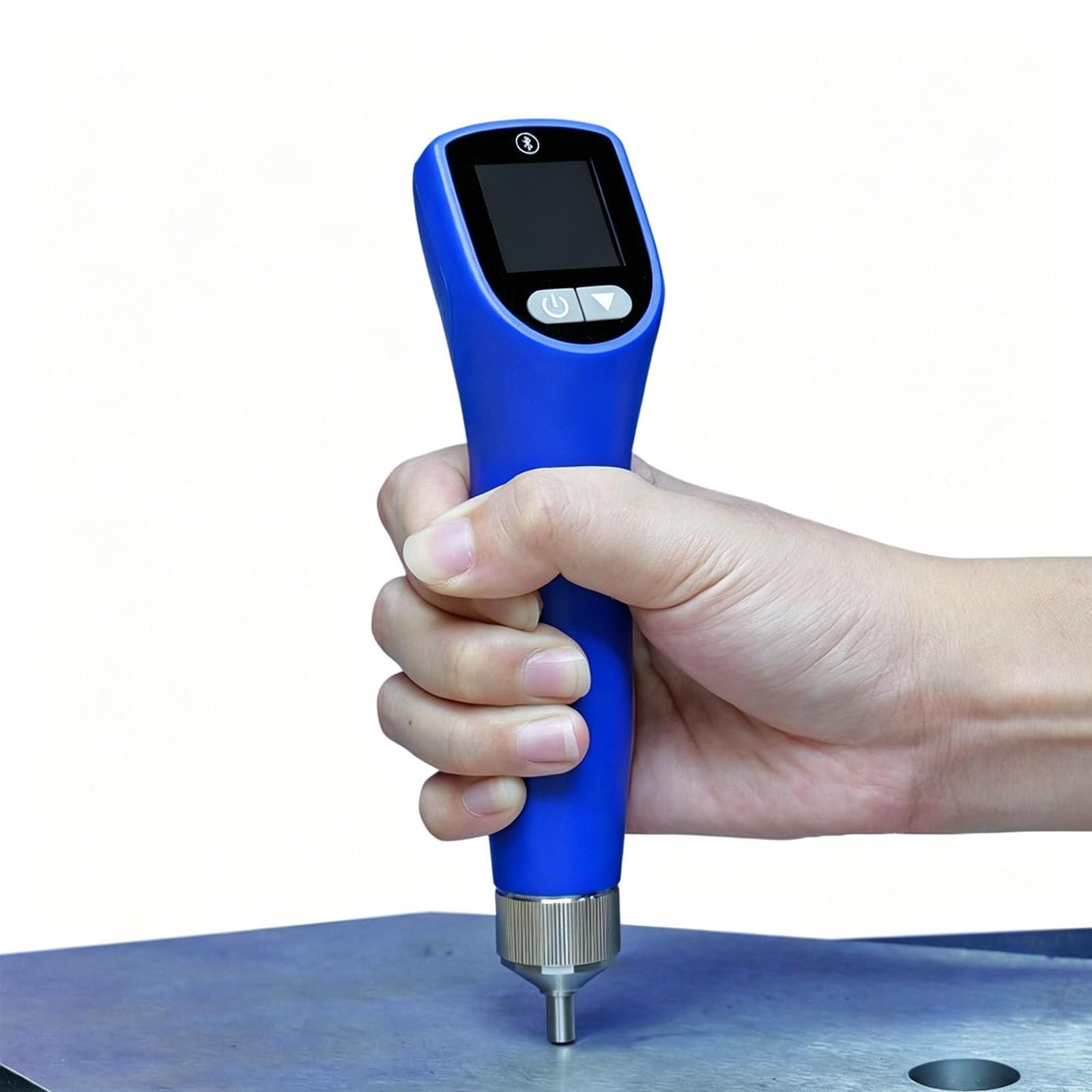 Probador de dureza ultrasónico digital portátil, prueba de dureza no destructiva, recargable de mano, conversión de múltiples unidades, para materiales metálicos, equipos industriales NDT