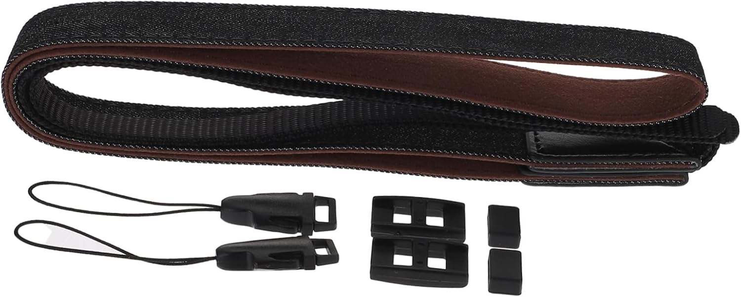 HOMSFOU 1 Set Camera Strap Camera Shoulder Strap Camera Sling Telescope Shoulder Strap Camera Neck Strap Camera Accessories Lanyard Accessories Camera Lanyard Camera Rope Polyester Black