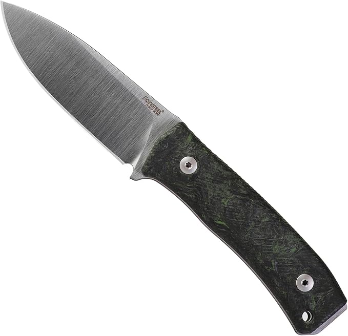 LionSTEEL M4 Fixed Blade FatCarbon Dark Matter Carbon Fiber