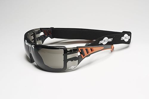 Miniatura 6 de ToolFreak Gafas de seguridad con relleno de espuma gafas protectoras clasificación de impacto y UV carcasa rígida y tela lente de policarbonato