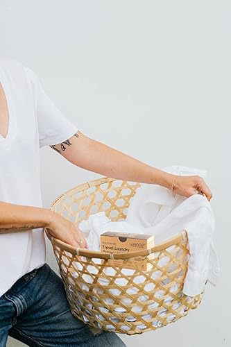 Miniatura 8 de Wenge Detergente de viaje hojas de lavandería de detergente ecológicas 150 hojas sin plástico biodegradable hipoalergénicas menos líquidas para el