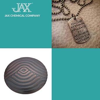 JAX Brown Darkener - Metal Finishing Solution - Antique Finish without Heat or Electricity - Pint