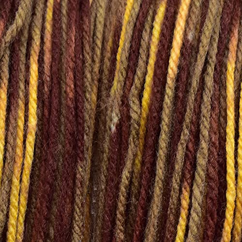Image of M.G ENTERPRISE Os wal Knitting Yarn Thick Chunky Wool, Varsha Deep Mustard Mix 300 gm Best Used with Knitting Needles, Crochet Needles Wool Yarn for Knitting. by M.G ENTERPRISE Os walM