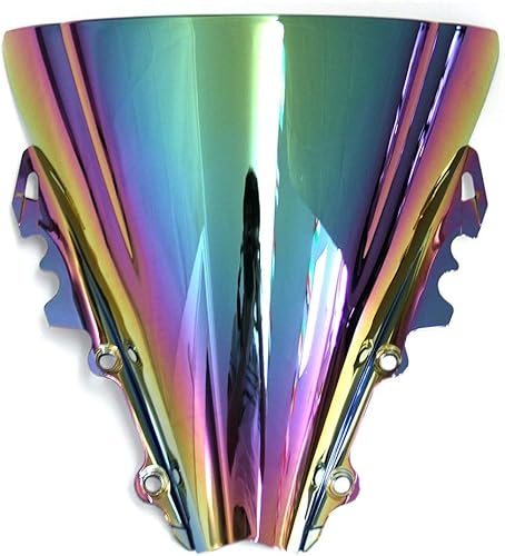 Vista 3 de GLoyer Motorcycle Windshield Motorcycle Windscreen Windshield Screws Bolts Accessories Compatible with YZF-R6 YZF R6 2006 2007 Iridium Wind