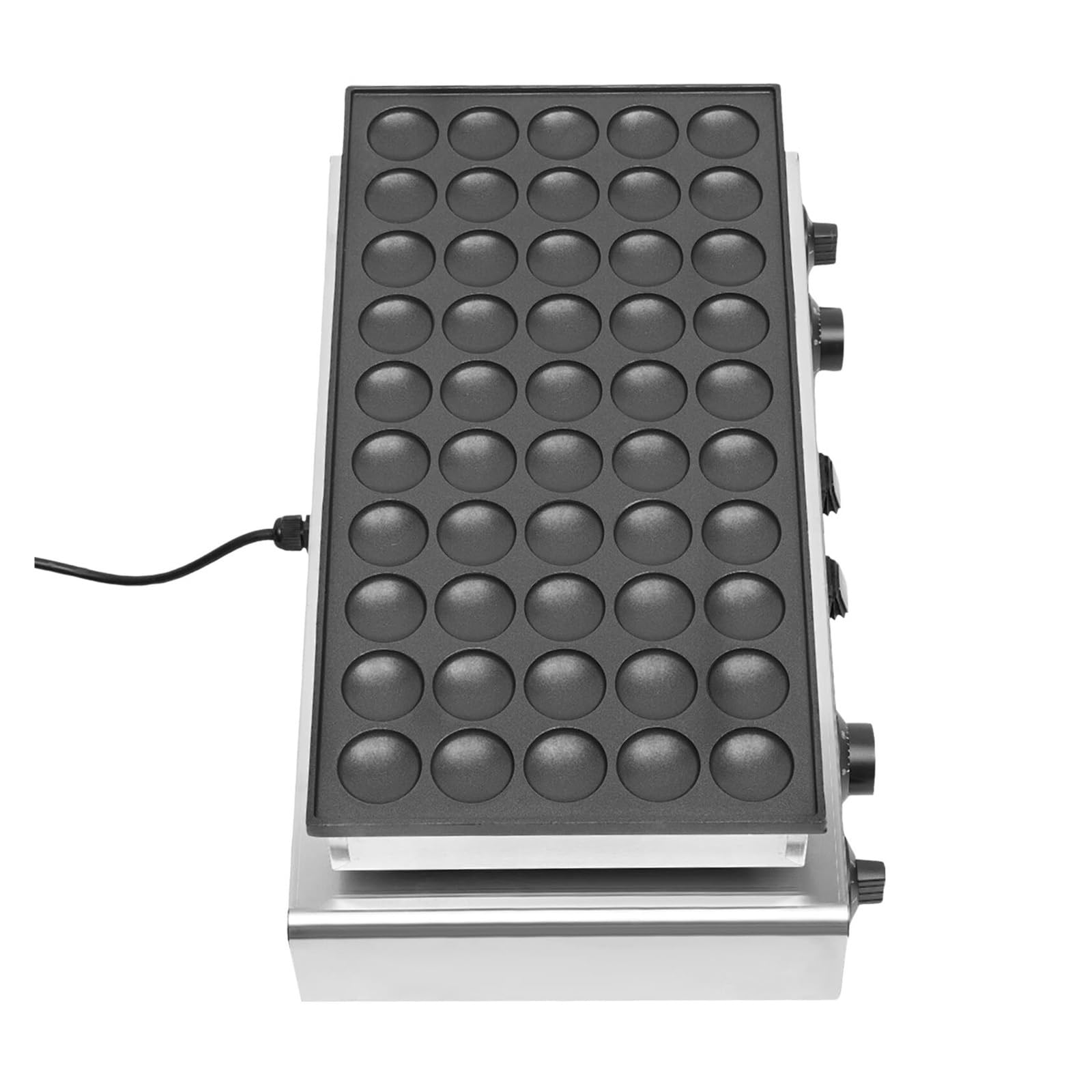 Mini Elektrische Dutch Maker Pfannkuchenmaschine mit 50 Löchern Donutmacher Pfannkuchenmacher Elektrische Pfannkuchenmaschine für gewerbliche oder häusliche Verwendung