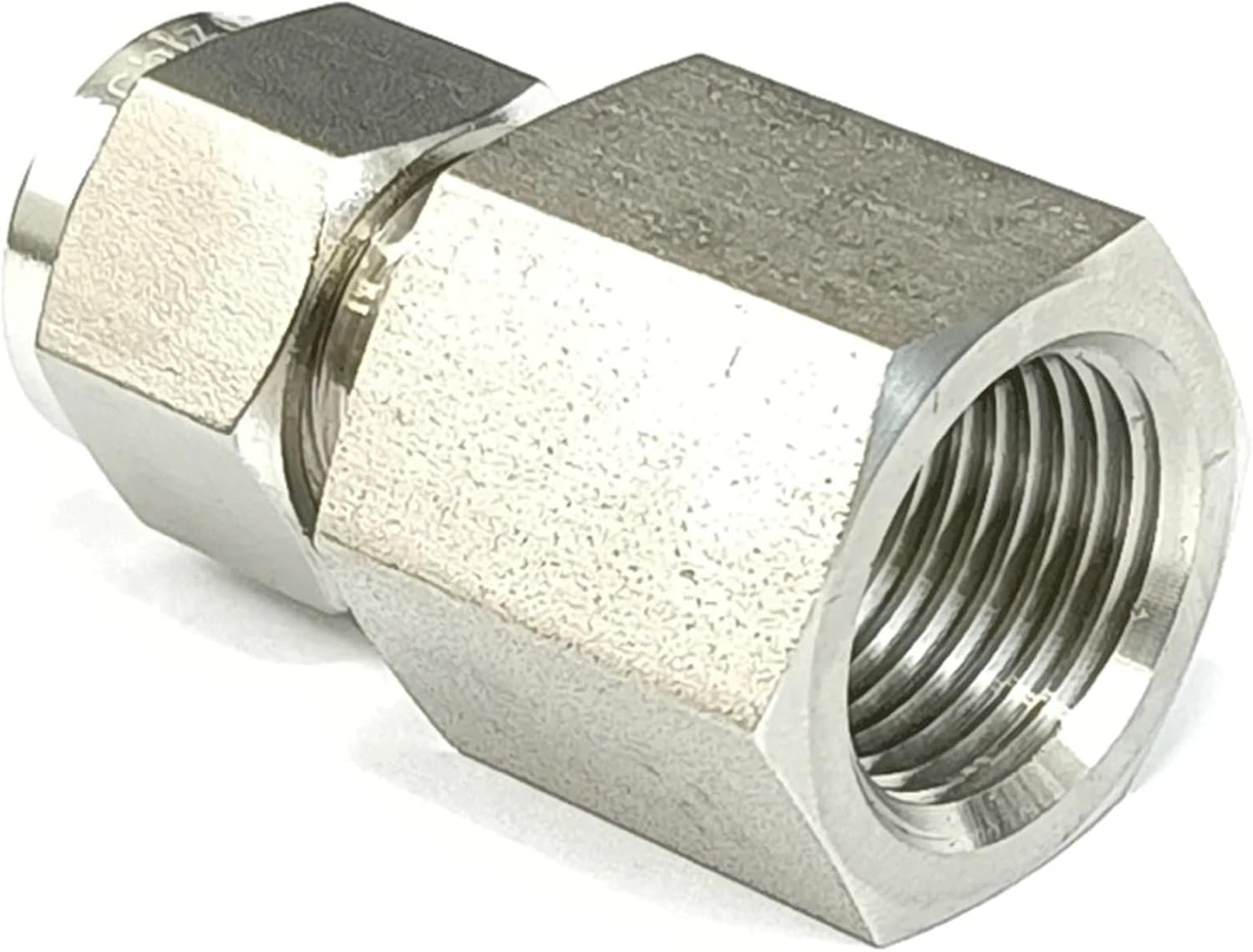 1/8" 1/4" 3/8" 1/2" NPT Female To 1/8 1/4 3/8 1/2 Inch 3mm 6mm 8mm Tube Compression Union SUS316L Stainless Steel Pipe Fitting(1l4 NPT To 1l8 Inch)