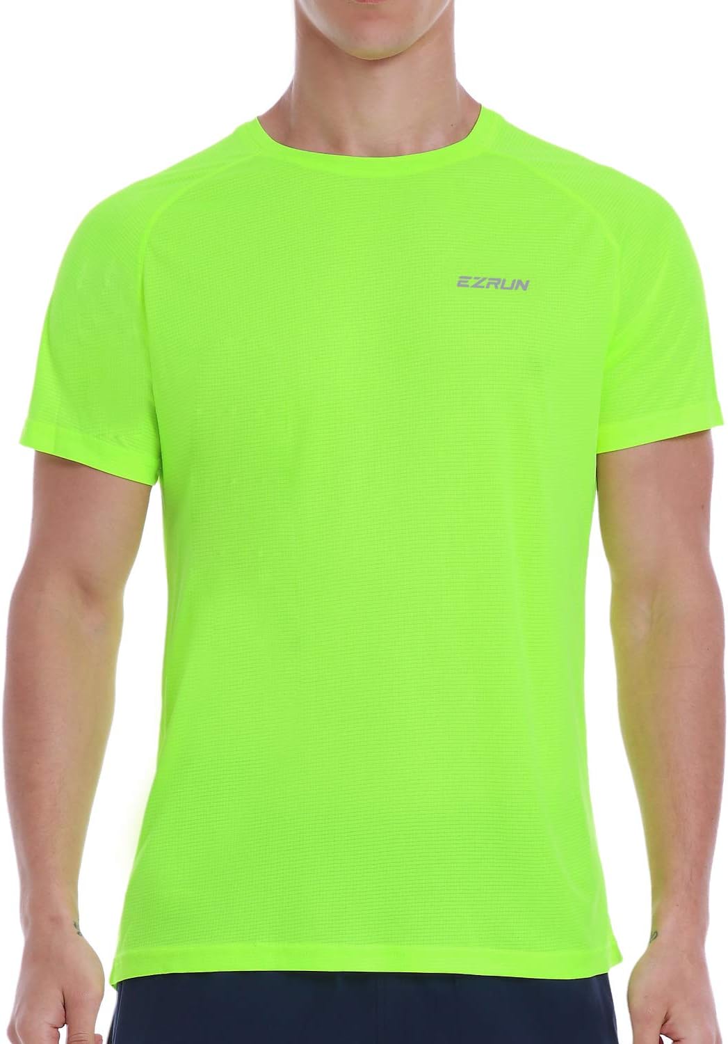 Men's Dry Fit Moisture Wicking Athletic T-Shirt Short Sleeve Workout Running Shirts for Men