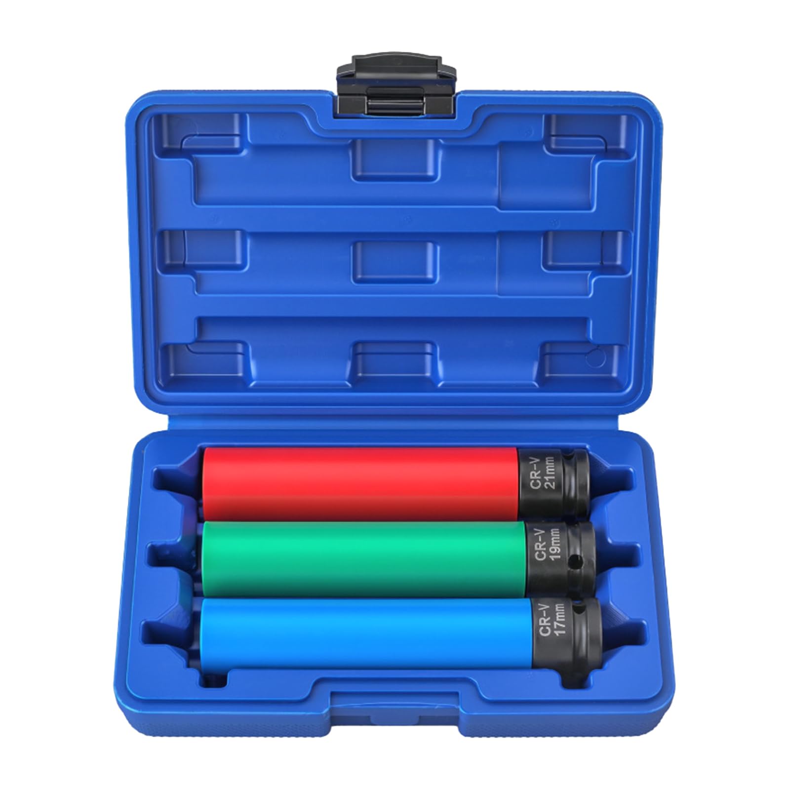 Rgybao Machined 17 19 21Mm Impacts Socket Set Extended Length 17Mm 19Mm 21Mm For Efficient Tire Removal And Automotive Maintenance Impacts Socket Set For Tire Removal