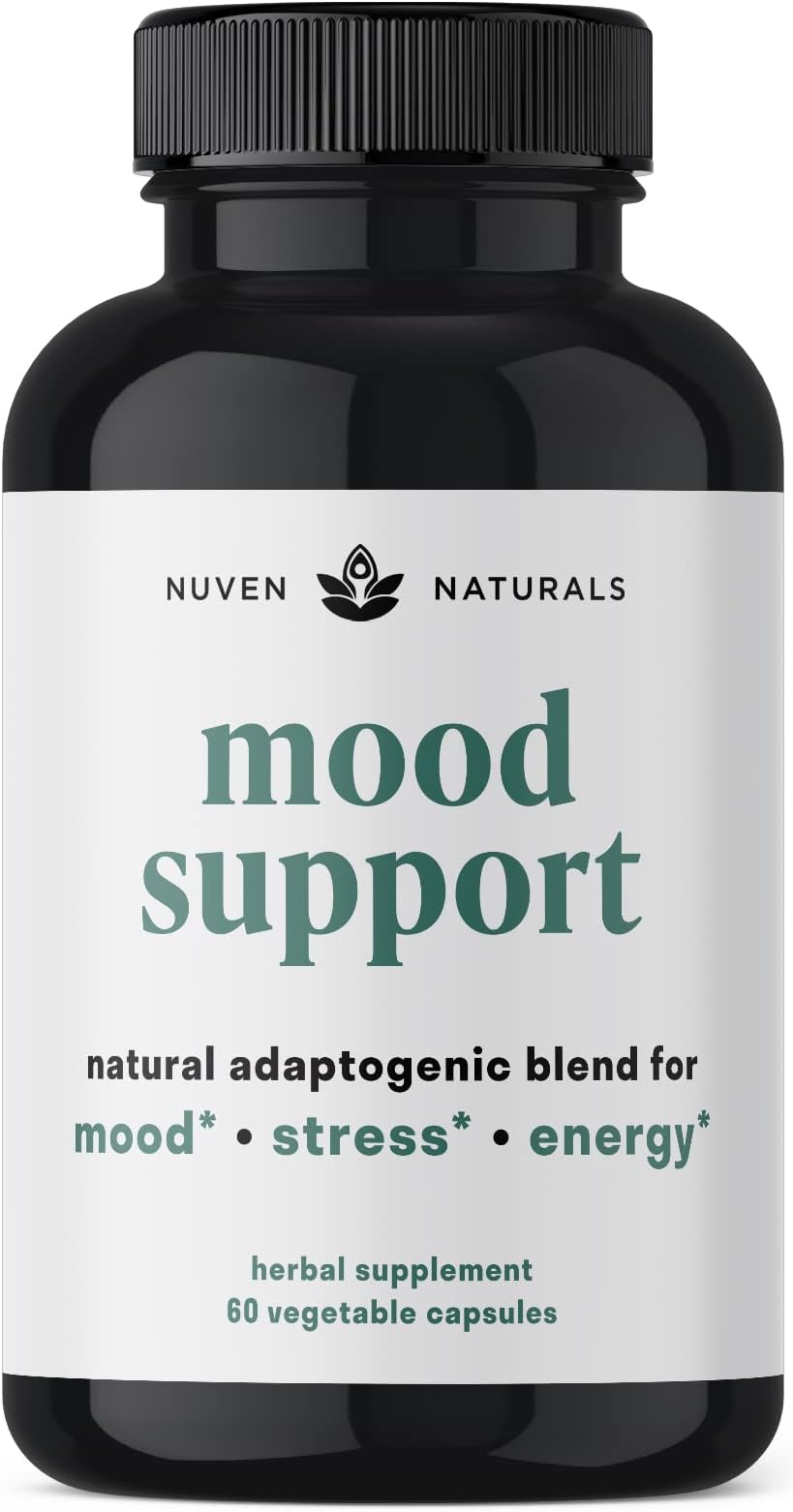 Plant-Based Supplement - Natural Adaptogenic Booster with Ashwagandha and Rhodiola Rosea | Contains 12 Herbs