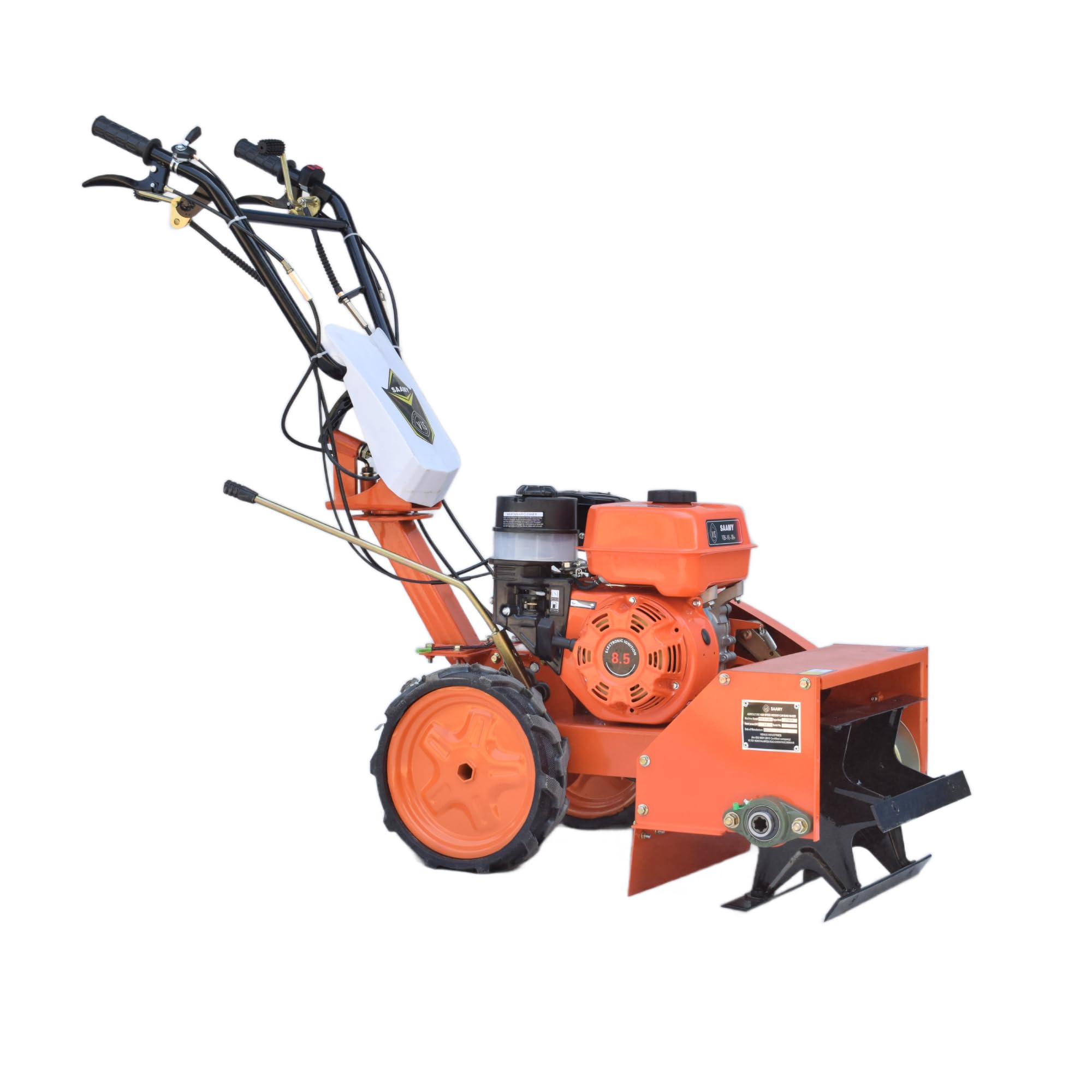 VIS-91-38+ HIGH Speed Weeder Cum Bund Maker | 4 Stroke Advanced Technology with Additional TILLING Blade | 7HP Petrol Engine | Weeder with 15 INCH Metal Blade & 10INCH RIDGER