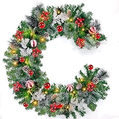 Snowy Pine Cypress Garland