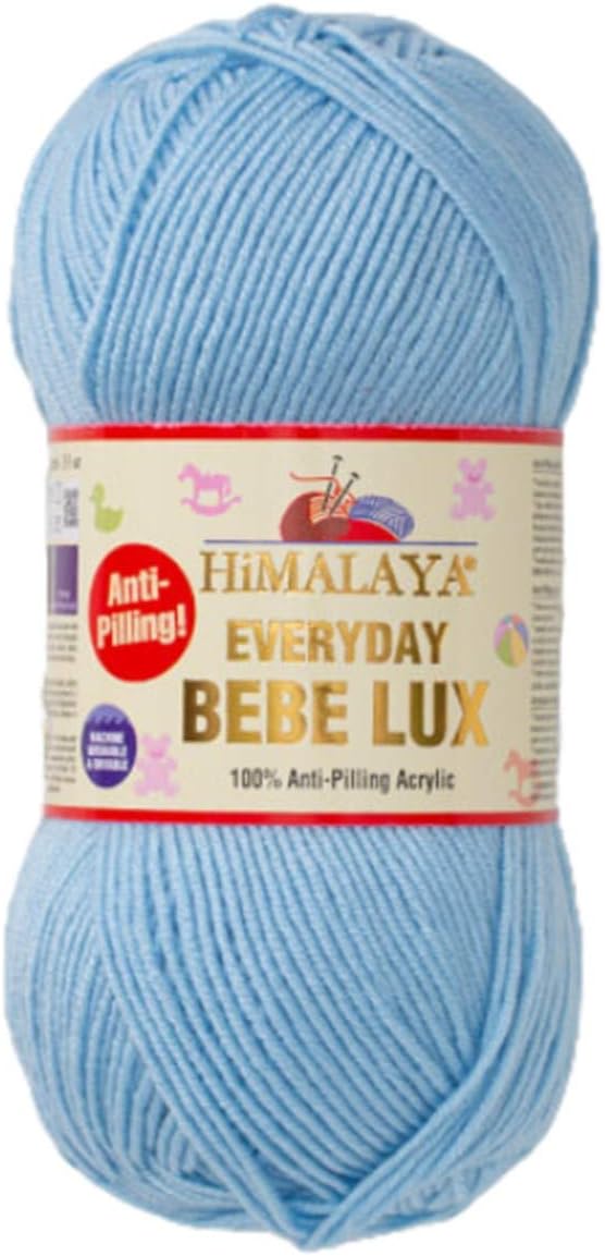 Himalaya Everyday Bebe Lux%100 Acrylic 1 Skein 3.5 oz dk & Light Worsted Yarn 273 Yards (443)