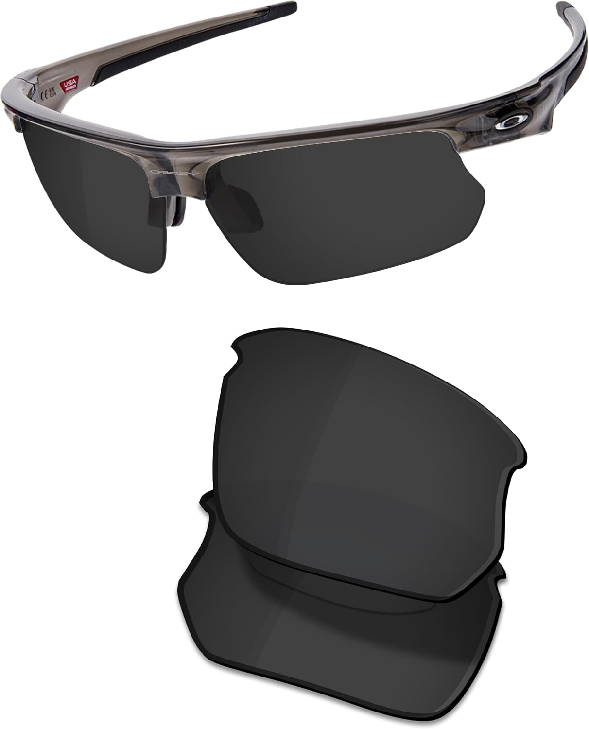 OSharp Replacement Lenses for Oakley Bisphaera OO9400-68mm Sunglasses - HD Polarized, UV Protection & Perfectly Fit