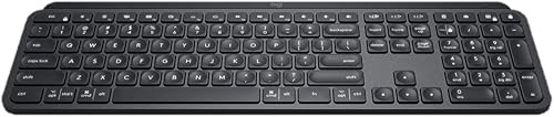 Miniatura 2 de Logitech Teclado iluminado inalámbrico avanzado USB-C MX Keys - Grafito (renovado)